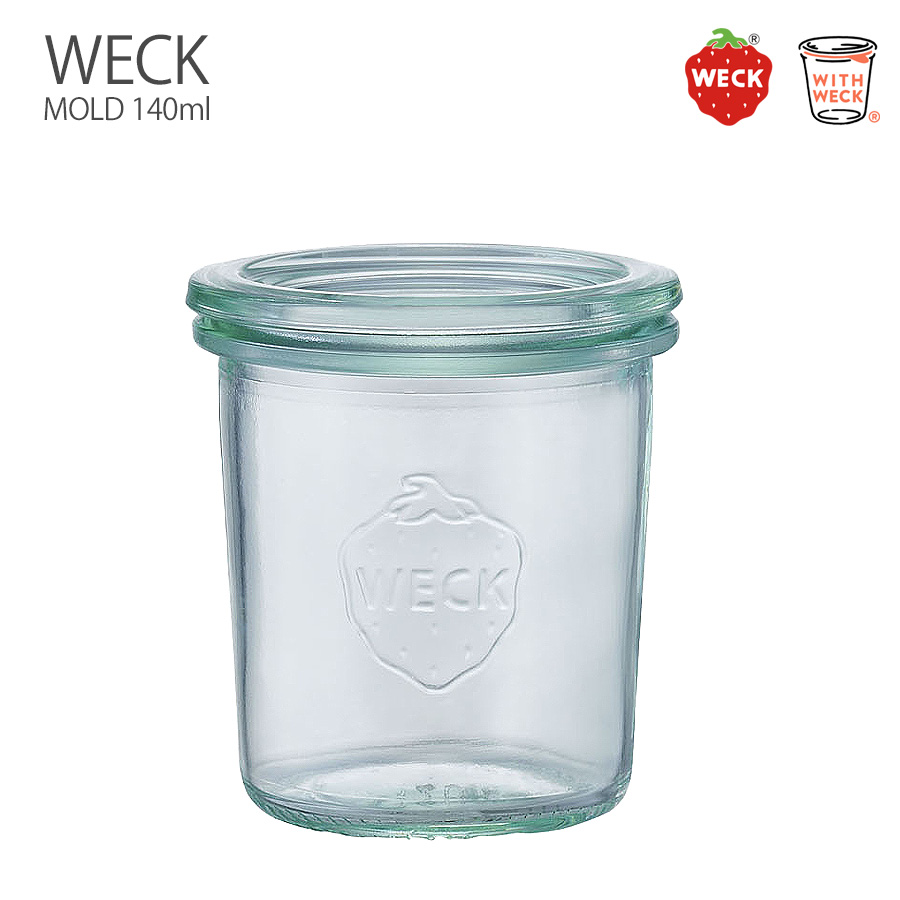 WECK ウェック モールドキャニスター 140ml ガラス瓶 ガラス 保存容器 